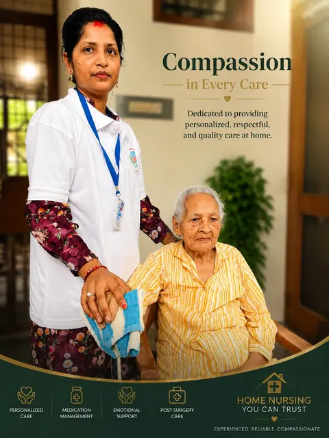 Poster: Compassion in every care, dedicated to personalised, quality care at home